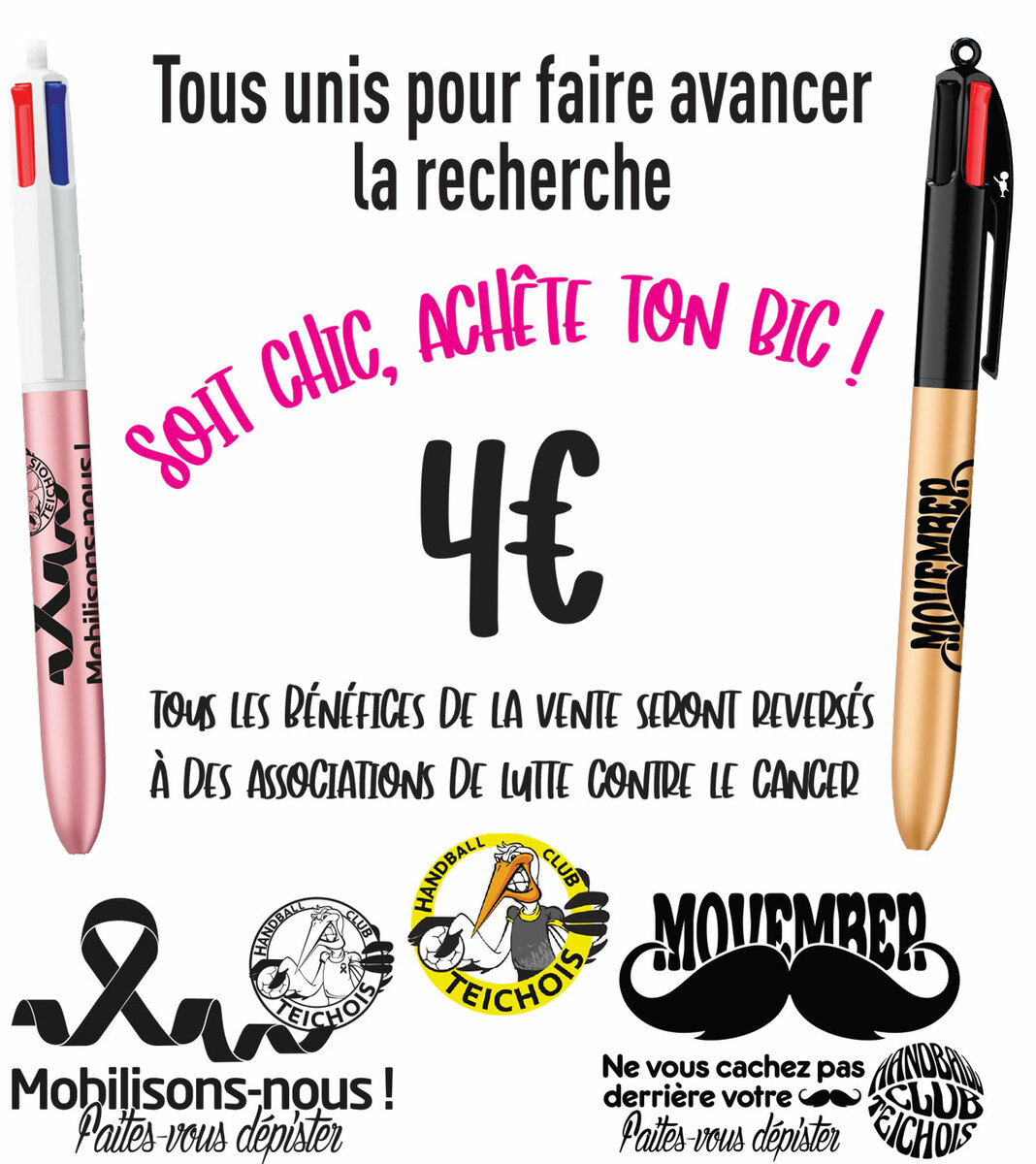 OCTOBRE ROSE et MOVEMBER