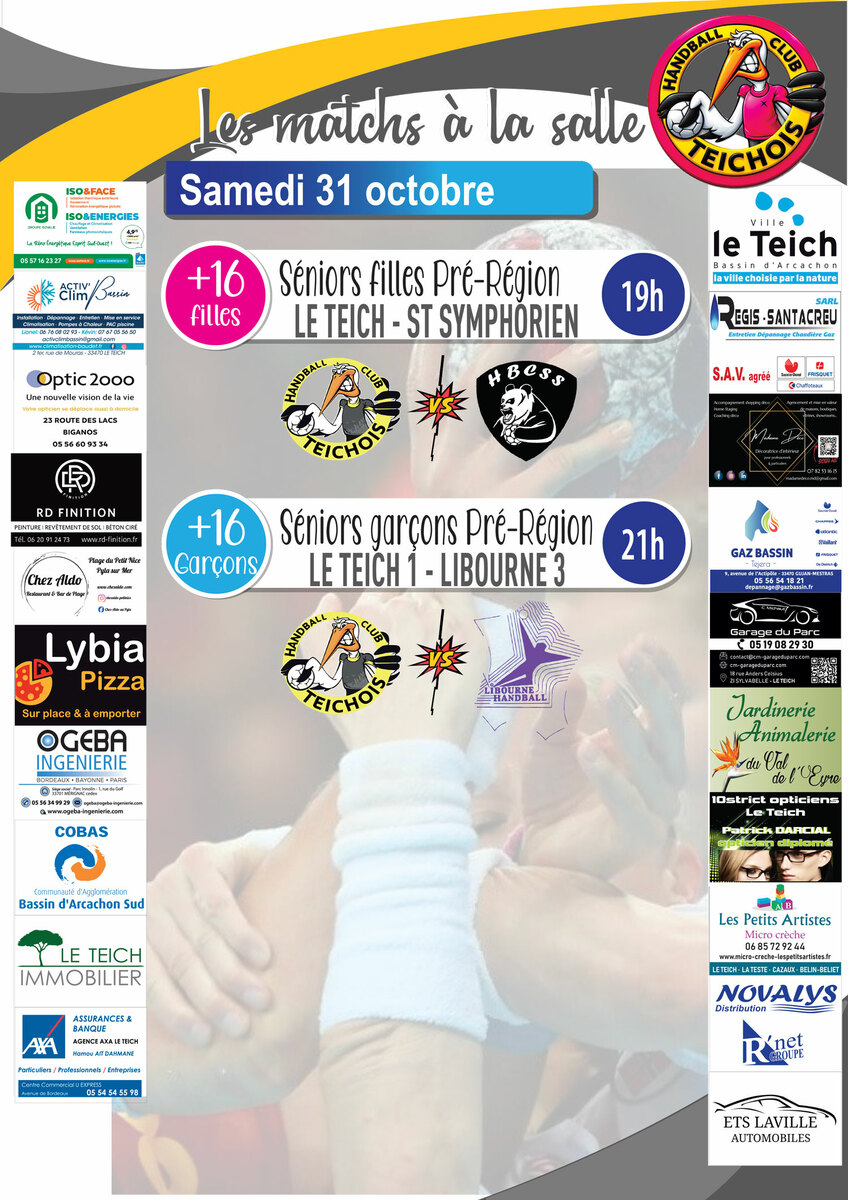 LES MATCHS À LA SALLE CE WEEK-END