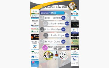 LES MATCHS À LA SALLE CE WEEK-END