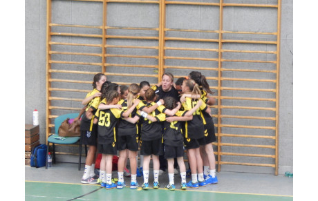 les - de 11 filles vice-championnes de Gironde !