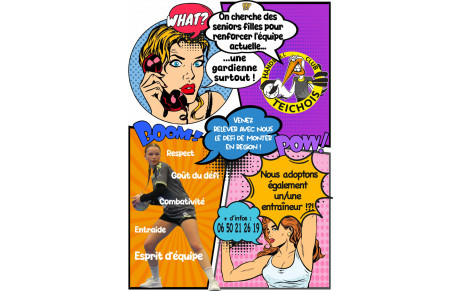 Recherchons Joueuses Seniors Filles